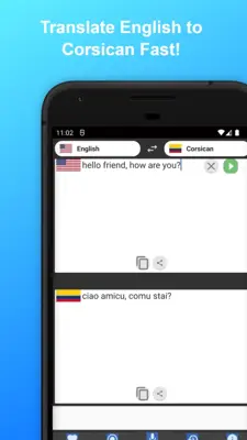 English to Corsican Translator android App screenshot 0